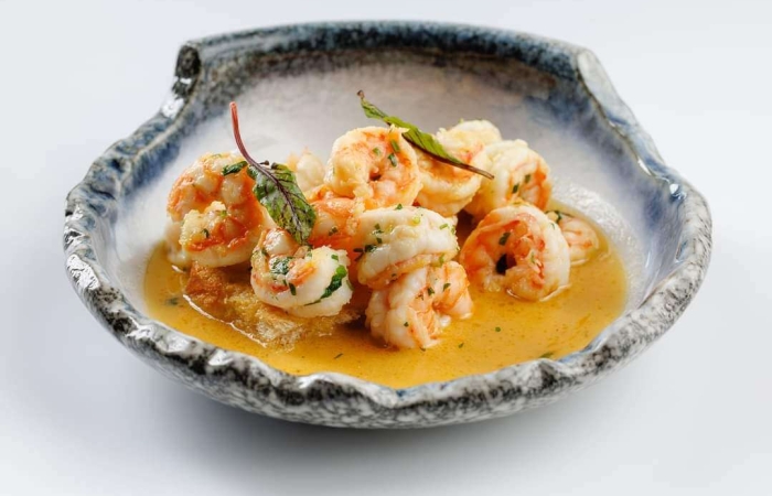 Creveti in unt si lamaie