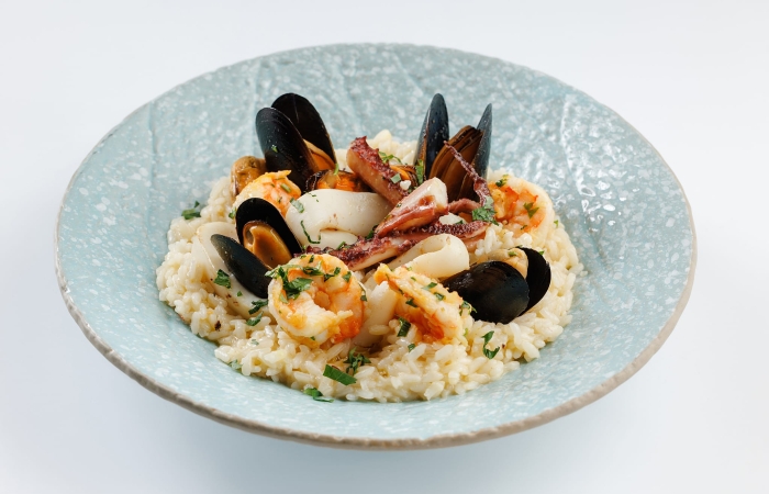 Risotto cu fructe de mare