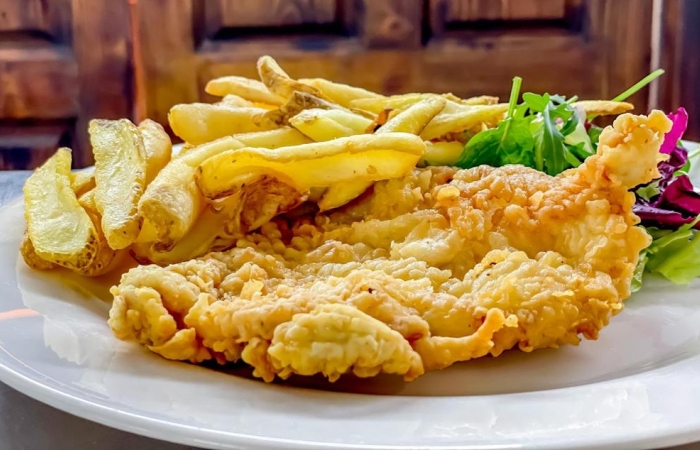 Snitel din piept de pui