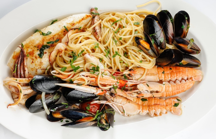 Spaghetti a la Pescador (2 persoane)