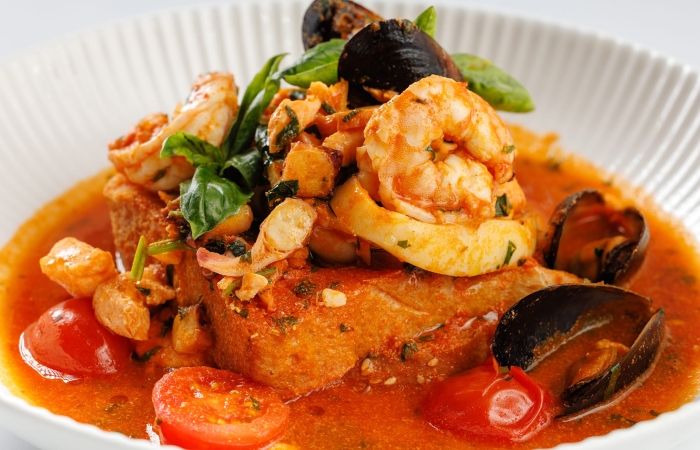 Supa cu fructe de mare Supa cu fructe de mare